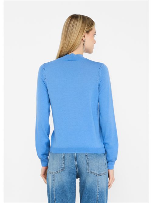Maglia in lana con perle LIU JO | CF5041MA82O/X0713